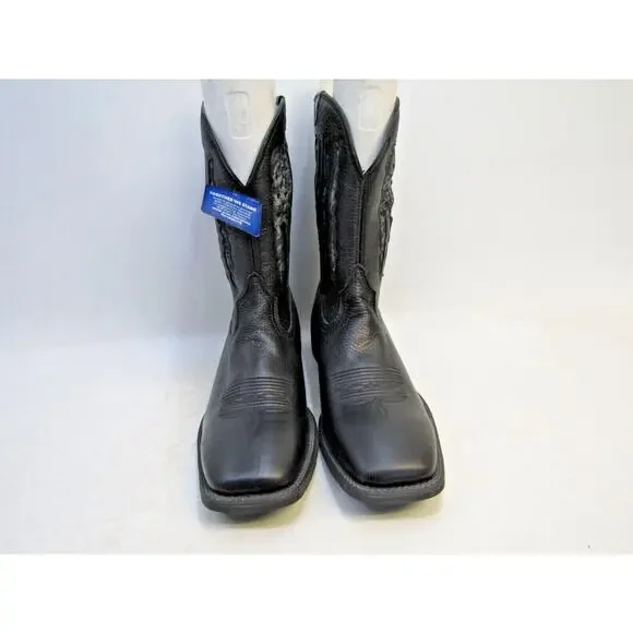 Ariat Mens Sz 14 Sport My Country VentTEK Black Square Toe Cowboy Boots 10044563
